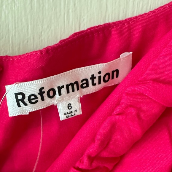 Reformation pink Farley dress - Picture 3 of 10
